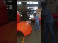 Müşteri İhtiyaçları İçin Sarı/Laplı Silindir Şekilli HDPE Boru Yüzen