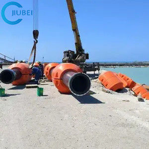 Polietilen Tarama Borusu Yüzer Boru Hattı HDPE Tarama Kum Bulamacı 160Mm 6 İnç