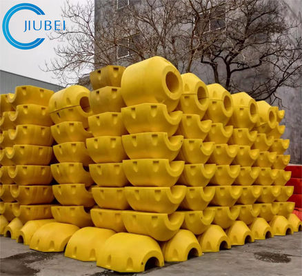 Kombine Boru Hattında Duba HDPE Boru Şamandıra Tarama PE PU Cam Elyaf Köpük Dolgulu Şamandıra