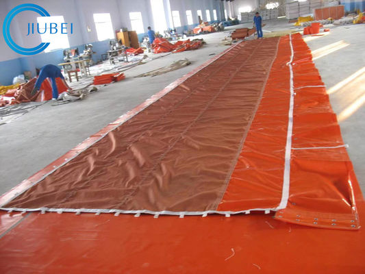 Gelgit Yüzen Yağ Bom Çit Emici Düz Köpük PVC Kumaş