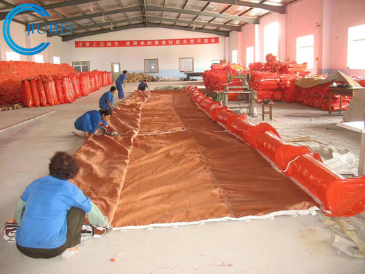 Gelgit Yüzen Yağ Bom Çit Emici Düz Köpük PVC Kumaş