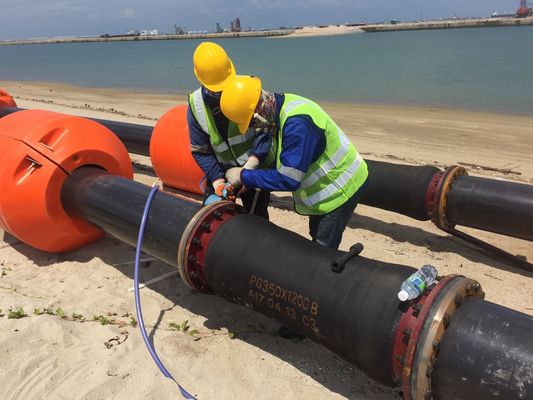 Tarama Yüzer Boru Hattı Malzemeleri Kum Tarama Çamur Yağı Su Madeni Uhmw Boru