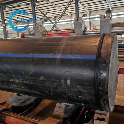 Yüksek Yoğunluklu Köpük Dolgulu Tarama HDPE Boru DN900 Tarama Ekipmanları Olarak Yüzer Havuz