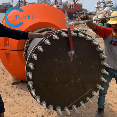 Deniz / Nehir / Göl Ağır Hizmet Tipi UV Dirençli Tarama Borusu Boşaltma Boru Hattı İçin Şamandıra Yakaları