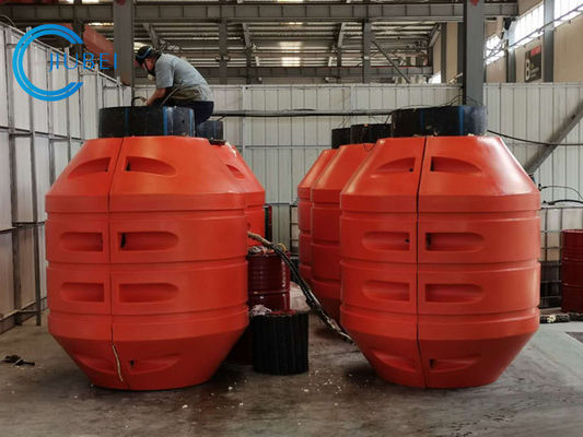 Yüzer Deniz Tarama Boru Hattı İçin Özel Boyutlu PU HDPE Boru Floater