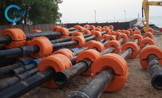 DN315 HDPE borusu PE kabuklu ve yüksek yoğunluklu PU köpükle dolu yüzer