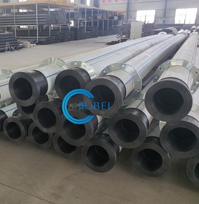 5.8/11.8m Her Uzunlukta HDPE boru Dredging Özel Çaplı Mükemmel Çarpışma Direnci