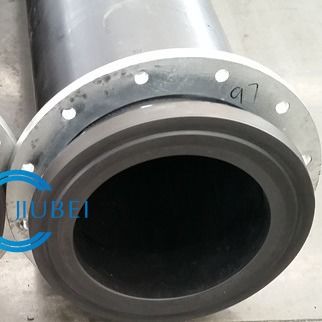 Çelik Flanges ile UHMWPE borusunun çıkartılması Yüzeyi pürüzsüz ve 0.25-2.5MPa çalışma basıncı