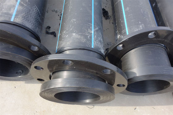 Pas ve kimyasal korozyona karşı dirençli HDPE borusu 5.8/11.8m Uzunluk kolay nakliye için hafif