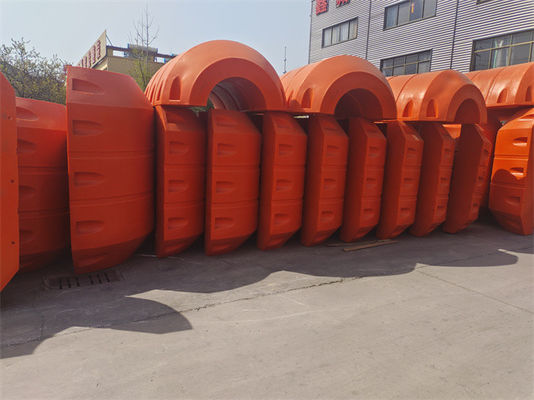 Turuncu polietilen dredge boru hattı yüzer Dayanıklılık için nihai çözüm