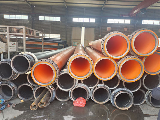 1-12m Uzunluk UHMWPE boru Düz akış verimliliği için ultra yüksek moleküler ağırlıklı polietilen